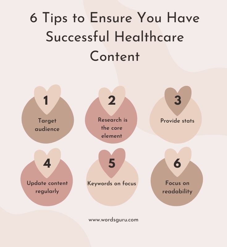 6 tips to ensure you have successful healthcare content