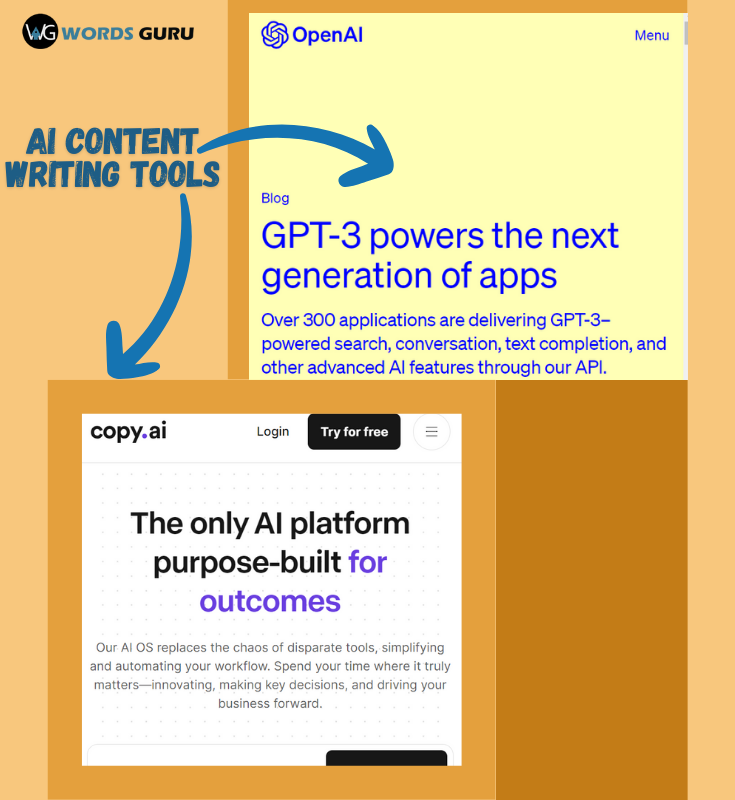 AI Content Writing tools