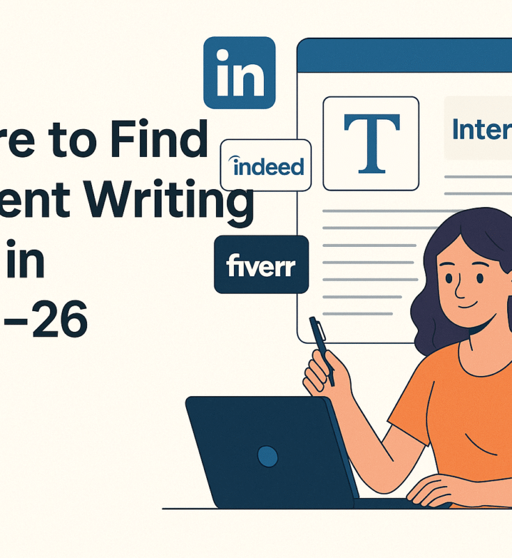 Where to Find Content Writing Jobs in 2025-26
