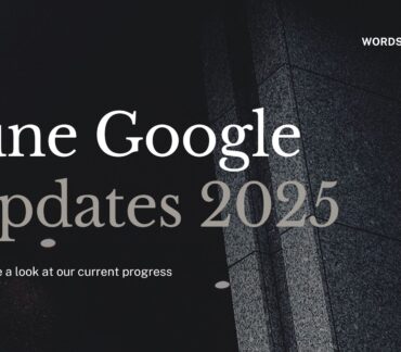 'Google’s June 2025 Update is here! Content writers — time to adapt!' with icons representing SEO, AI, and blogging.
