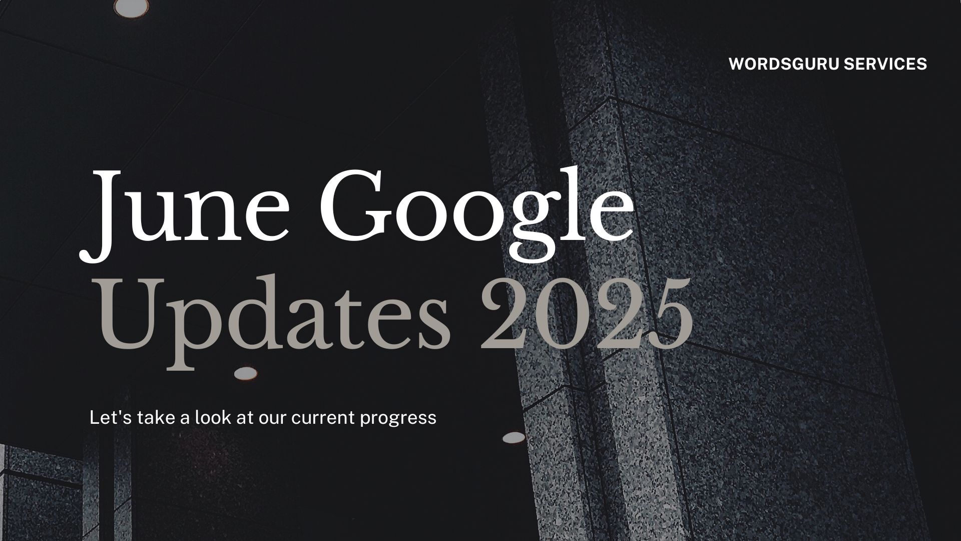 'Google’s June 2025 Update is here! Content writers — time to adapt!' with icons representing SEO, AI, and blogging.