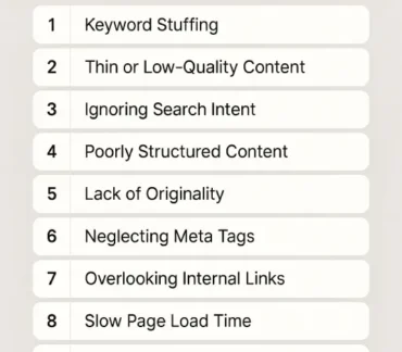 Are you consistently publishing content but still not getting ranked? Chances are, you're making one (or more) of these common content writing mistakes. From weak keyword strategies to poor meta descriptions, these errors can cost you rankings, traffic, and leads.