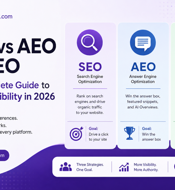 SEO vs AEO vs GEO: Understanding Their Role in Content Writing