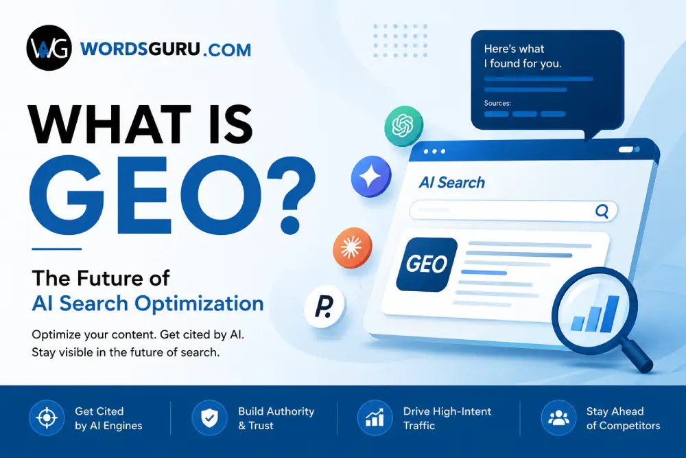GEO (Generative Engine Optimization) guide for ChatGPT, Gemini, and AI search engines.